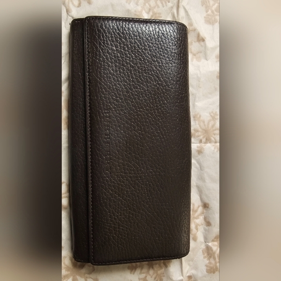 Authentic Burberry Brown Long Wallet - Picture 1 of 8